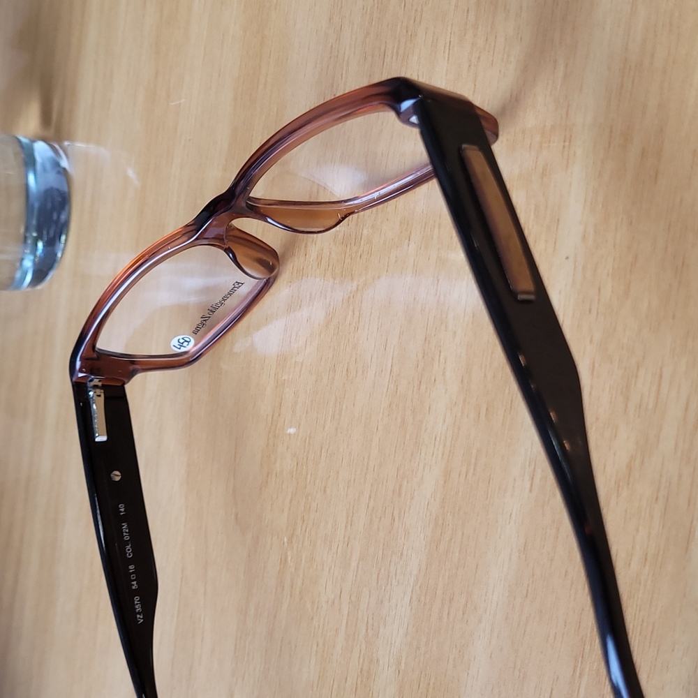 New 💯 Ermenegildo Zegna eyeglasses Rectangular shape 🎊🤓 - Picture 5 of 7